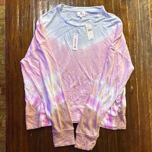 Sundry Pastel Tie-Dye Sweatshirt